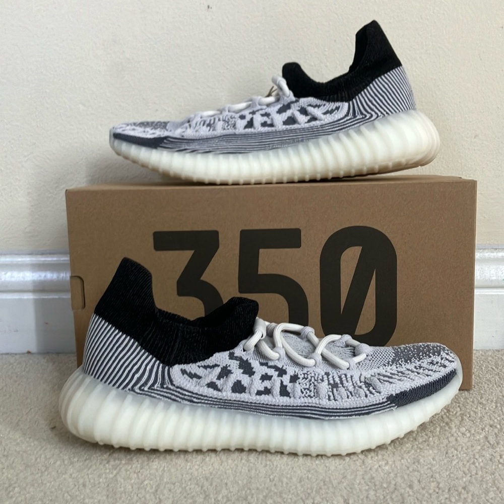 *NEW* MENS YEEZY 350 V2 CMPCT SLATE WHITE SIZE 9